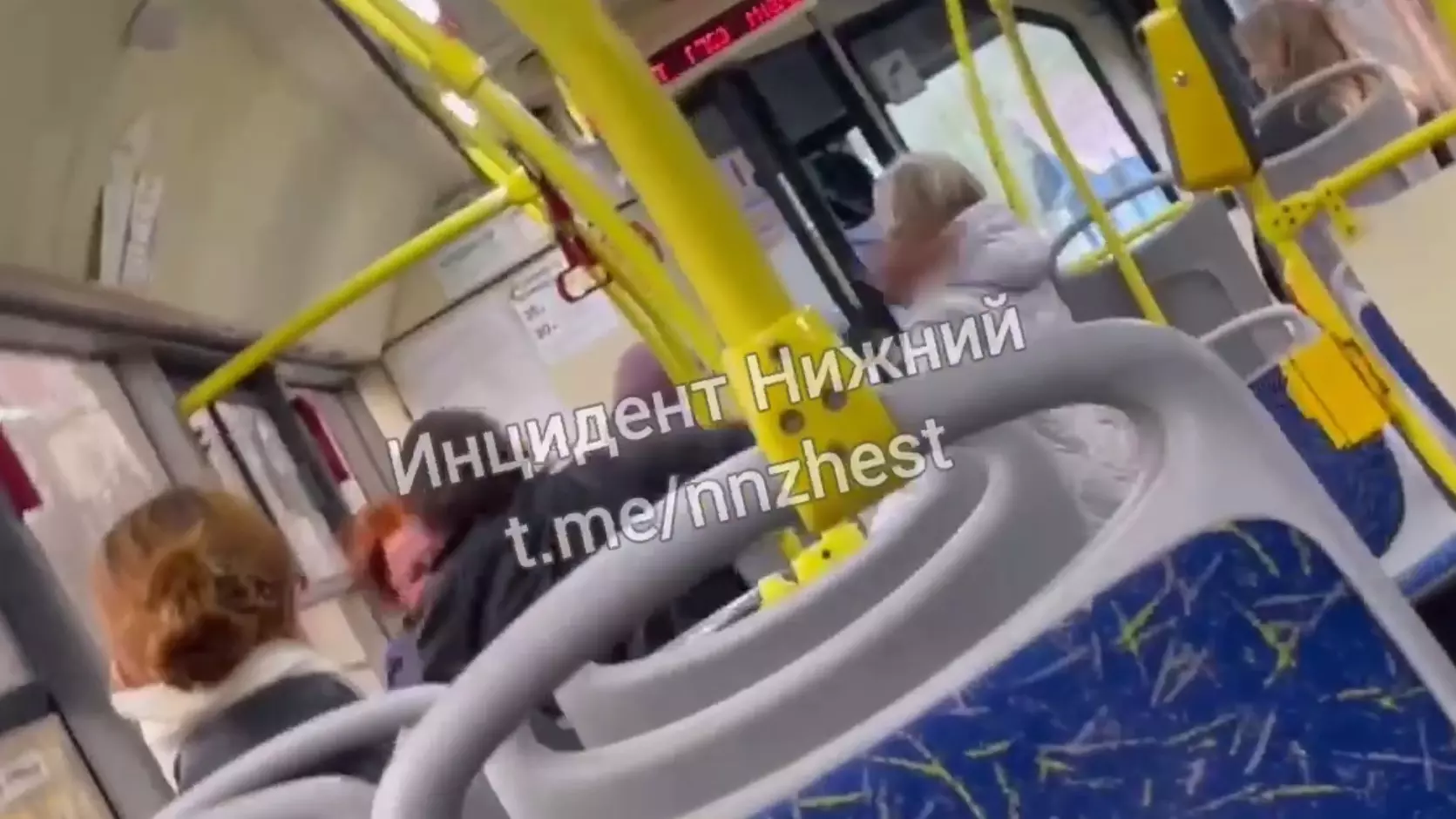 Пара подралась в автобусе А-9 в Нижнем Новгороде